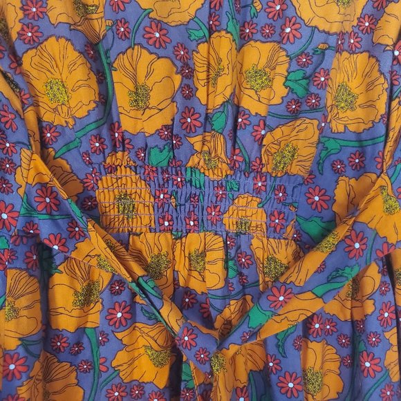 Dawn O’Porter x Joanie: 70's retro style maxi dress, size US 10 (EUC) - Picture 11 of 13